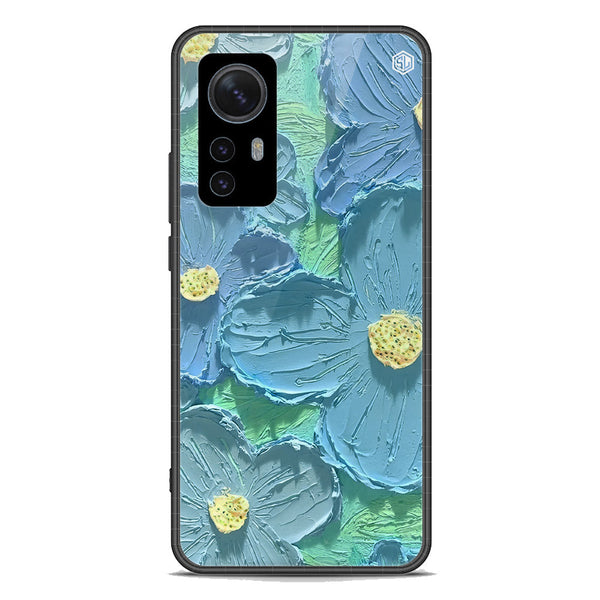 Floral Series Soft Phone Case - Premium Glass Case - Design 1 - Xiaomi 12