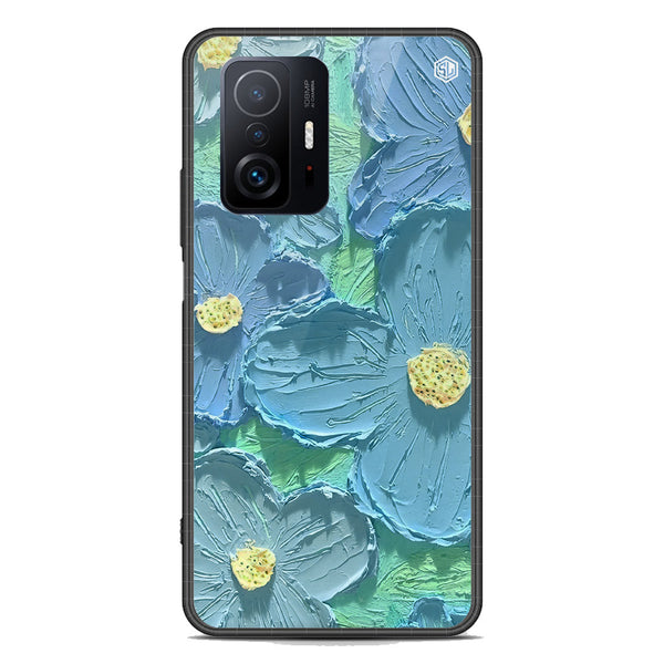 Floral Series Soft Phone Case - Premium Glass Case - Design 1 - Xiaomi 11T Pro