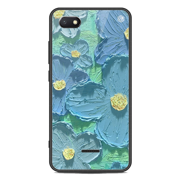 Floral Series Soft Phone Case - Premium Glass Case - Design 1 - Xiaomi Redmi 6A