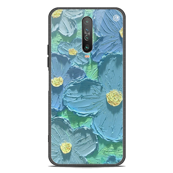 Floral Series Soft Phone Case - Premium Glass Case - Design 1 - Xiaomi Poco X2