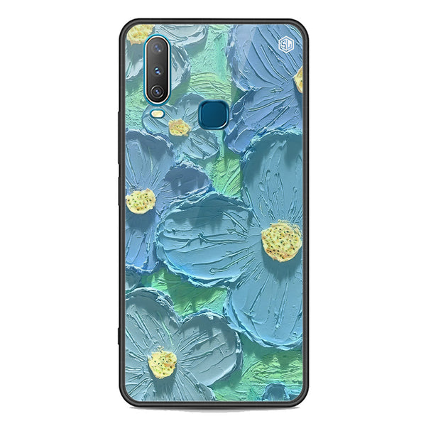 Floral Series Soft Phone Case - Premium Glass Case - Design 1 - Vivo Y12