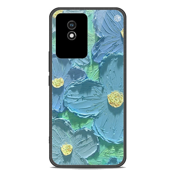 Floral Series Soft Phone Case - Premium Glass Case - Design 1 - Vivo Y11 2023