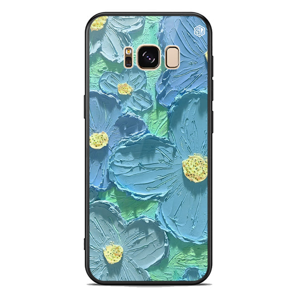 Floral Series Soft Phone Case - Premium Glass Case - Design 1 - Samsung Galaxy S8 Plus