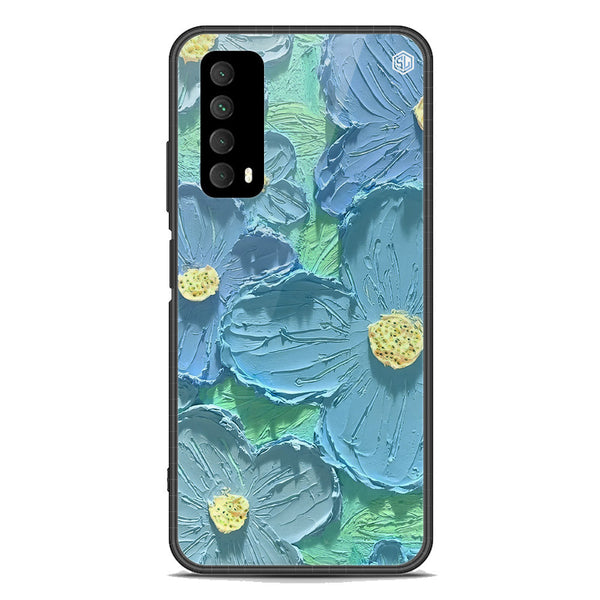 Floral Series Soft Phone Case - Premium Glass Case - Design 1 - Huawei Y7a