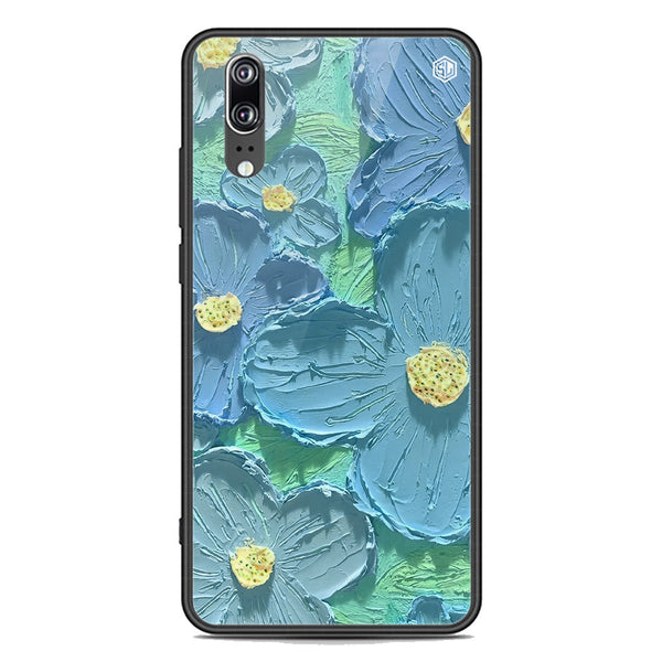 Floral Series Soft Phone Case - Premium Glass Case - Design 1 - Huawei P20