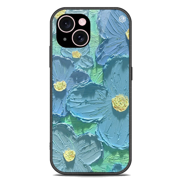 Floral Series Soft Phone Case - Premium Glass Case - Design 1 - iPhone 15