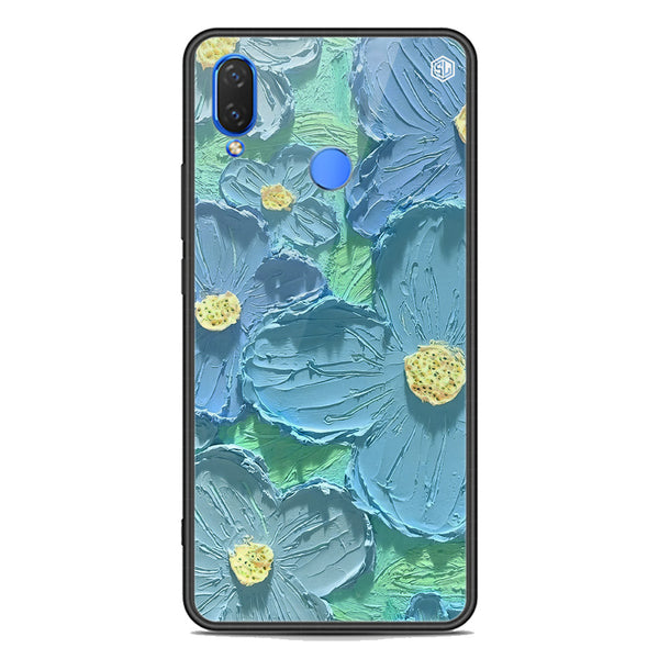 Floral Series Soft Phone Case - Premium Glass Case - Design 1 - Huawei Nova 3