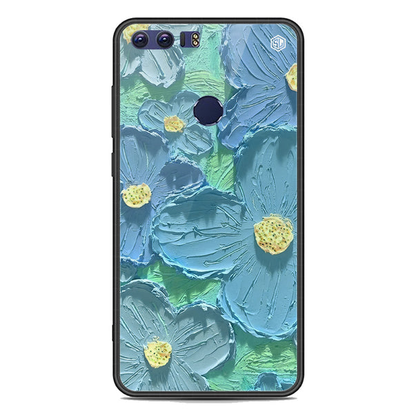 Floral Series Soft Phone Case - Premium Glass Case - Design 1 - Huawei Honor 8