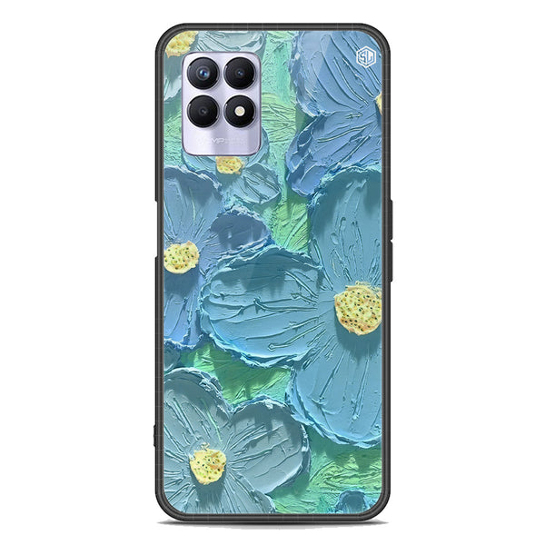 Floral Series Soft Phone Case - Premium Glass Case - Design 1 - Realme Narzo 50 4G