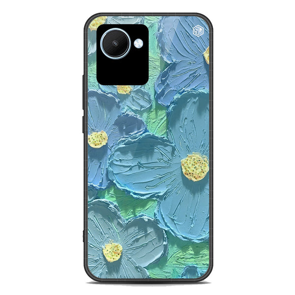 Floral Series Soft Phone Case - Premium Glass Case - Design 1 - Realme C30s