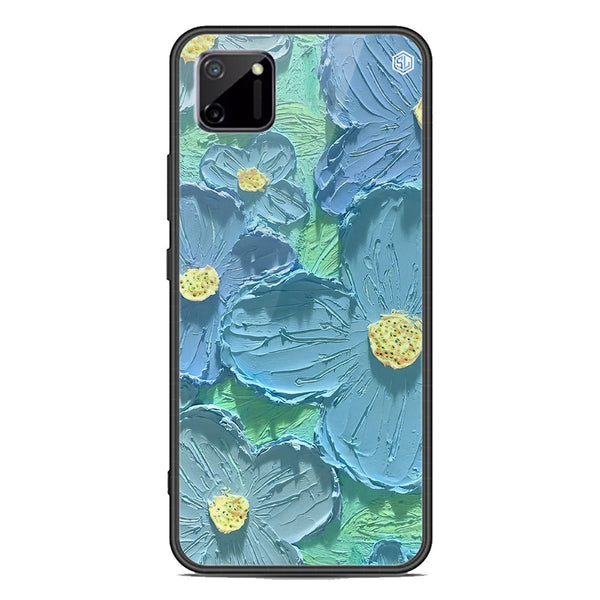 Floral Series Soft Phone Case - Premium Glass Case - Design 1 - Realme C11 2021