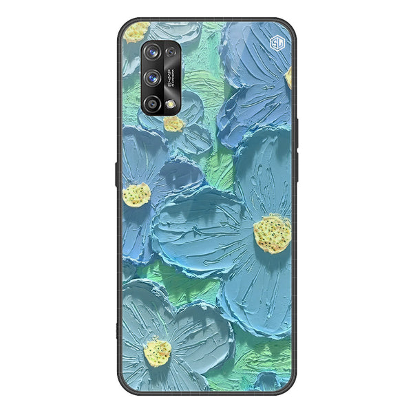 Floral Series Soft Phone Case - Premium Glass Case - Design 1 - Realme 7 Pro