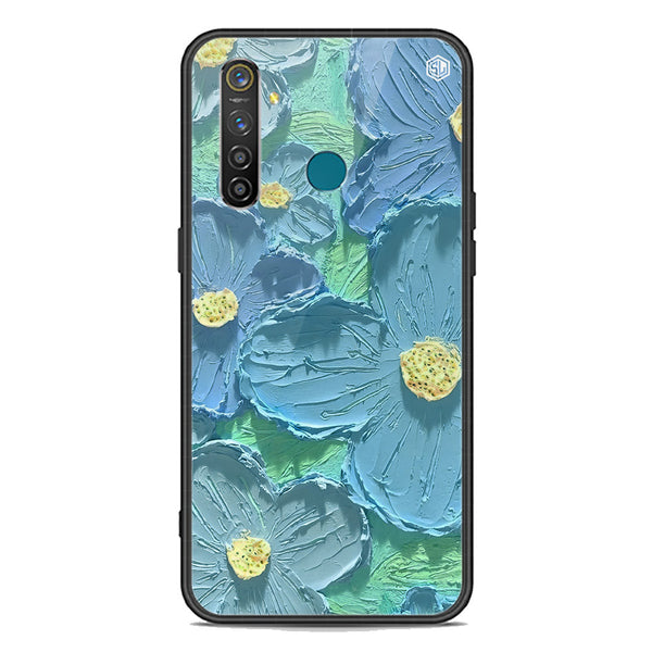 Floral Series Soft Phone Case - Premium Glass Case - Design 1 - Realme 5 Pro