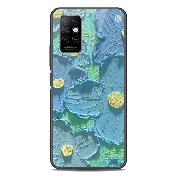 Floral Series Soft Phone Case - Premium Glass Case - Design 1 - Infinix Note 8i