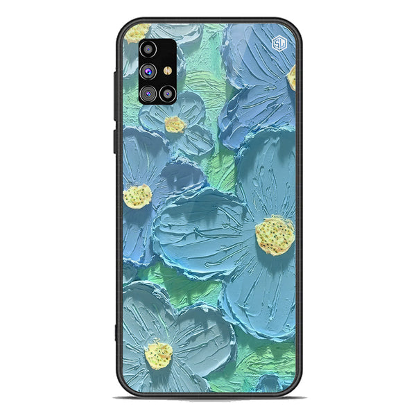 Floral Series Soft Phone Case - Premium Glass Case - Design 1 - Samsung Galaxy M31s