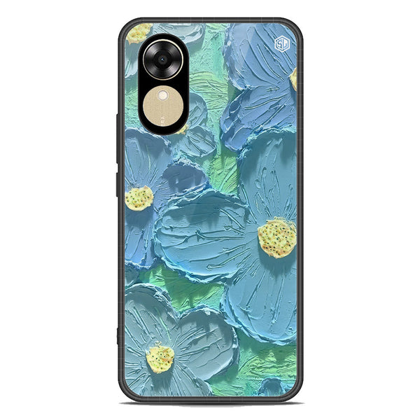 Floral Series Soft Phone Case - Premium Glass Case - Design 1 - Oppo A17k