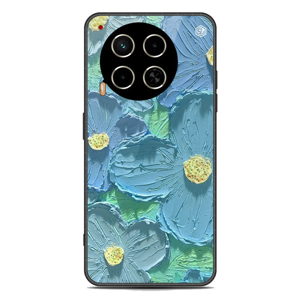 Floral Series Soft Phone Case - Premium Glass Case - Design 1 - Tecno Camon 30