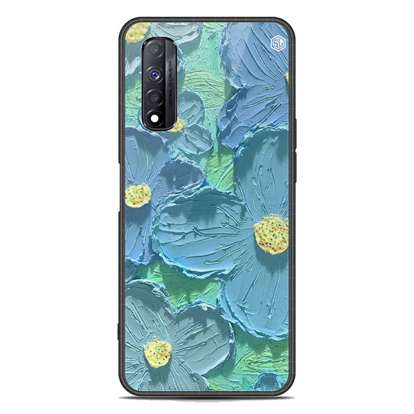 Floral Series Soft Phone Case - Premium Glass Case - Design 1 - Realme Narzo 30