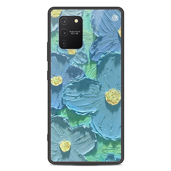 Floral Series Soft Phone Case - Premium Glass Case - Design 1 - Samsung Galaxy A91