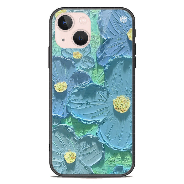 Floral Series Soft Phone Case - Premium Glass Case - Design 1 - iPhone 14 Plus