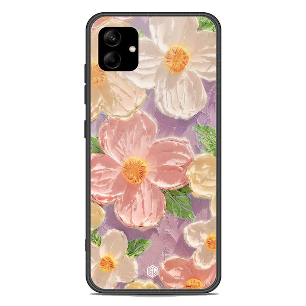 Floral Series Soft Phone Case - Premium Glass Case - Design 11 - Samsung Galaxy A04e