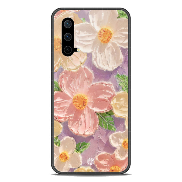 Floral Series Soft Phone Case - Premium Glass Case - Design 11 - OnePlus Nord CE 5G