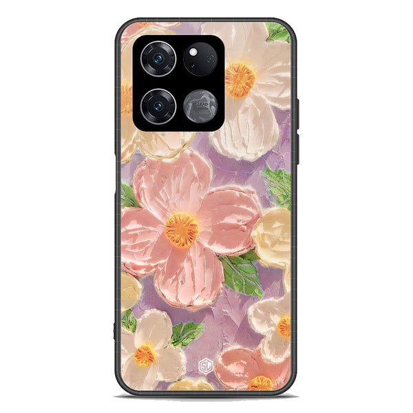 Floral Series Soft Phone Case - Premium Glass Case - Design 11 - OnePlus Ace Racing