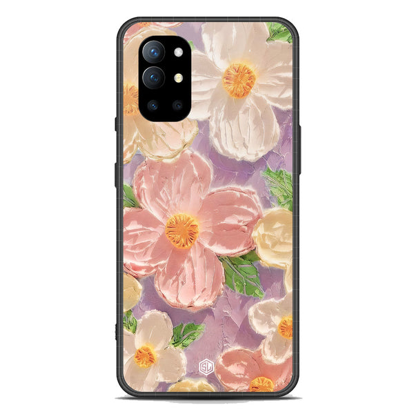 Floral Series Soft Phone Case - Premium Glass Case - Design 11 - OnePlus 9R