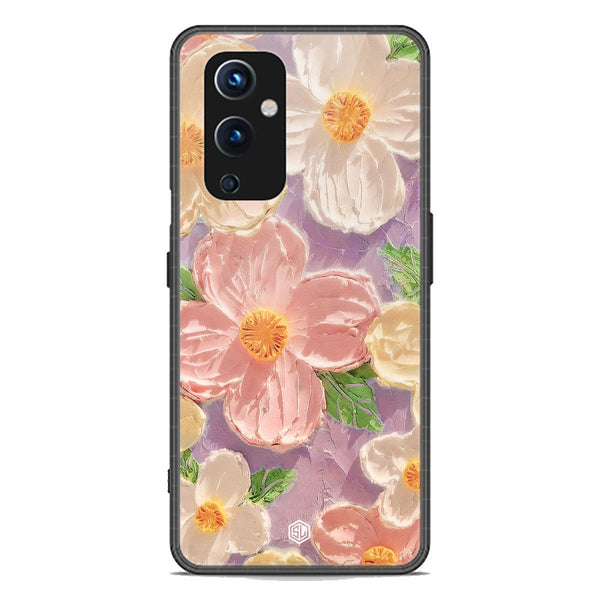 Floral Series Soft Phone Case - Premium Glass Case - Design 11 - OnePlus 9