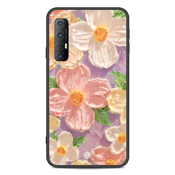 Floral Series Soft Phone Case - Premium Glass Case - Design 11 - Oppo Reno 3 Pro