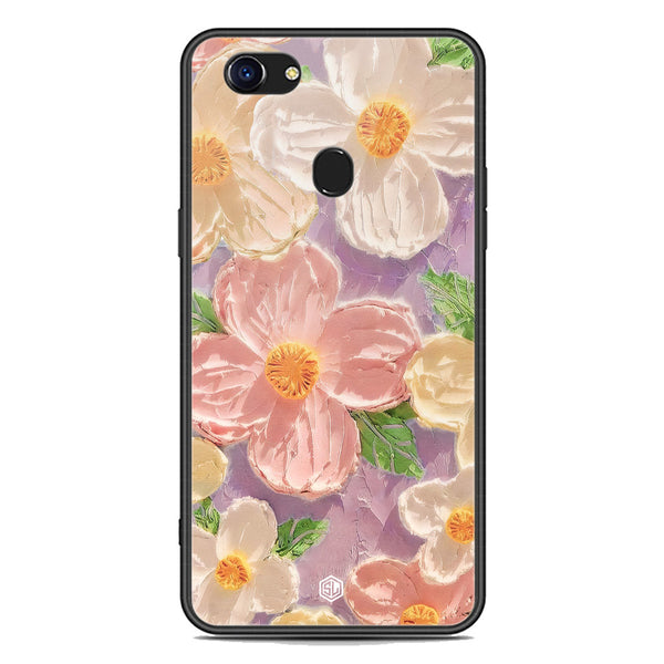 Floral Series Soft Phone Case - Premium Glass Case - Design 11 - Oppo F5