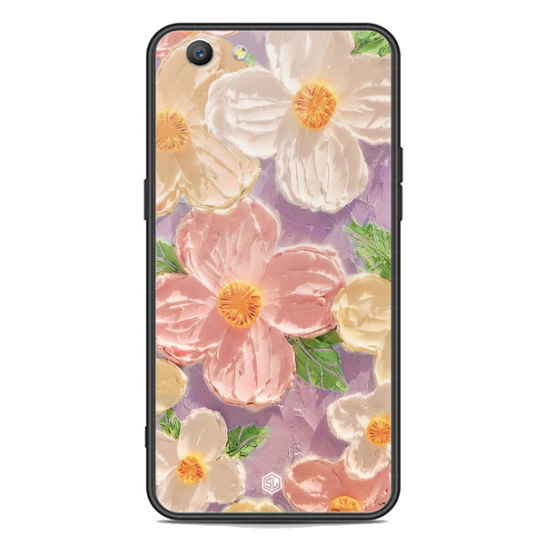 Floral Series Soft Phone Case - Premium Glass Case - Design 11 - Oppo A59