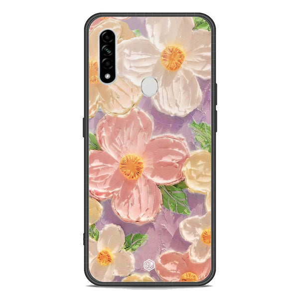 Floral Series Soft Phone Case - Premium Glass Case - Design 11 - Oppo A31