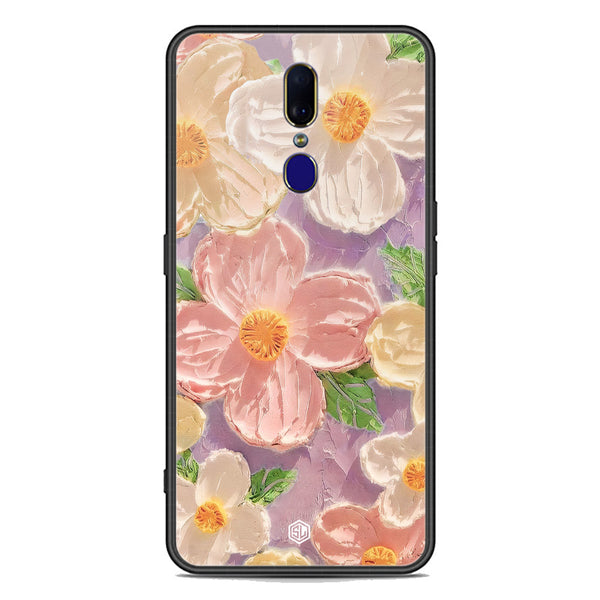 Floral Series Soft Phone Case - Premium Glass Case - Design 11 - Oppo A9 / A9x