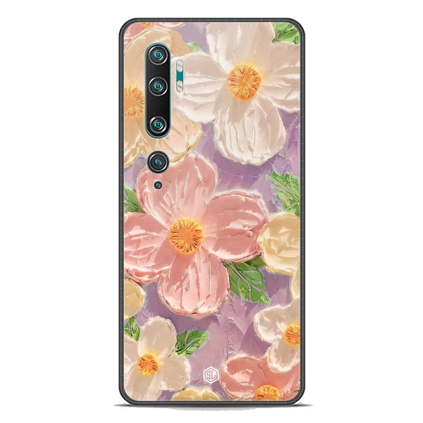 Floral Series Soft Phone Case - Premium Glass Case - Design 11 - Xiaomi Mi Note 10 Pro