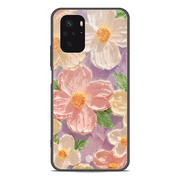 Floral Series Soft Phone Case - Premium Glass Case - Design 11 - Xiaomi Redmi Note 10 4G