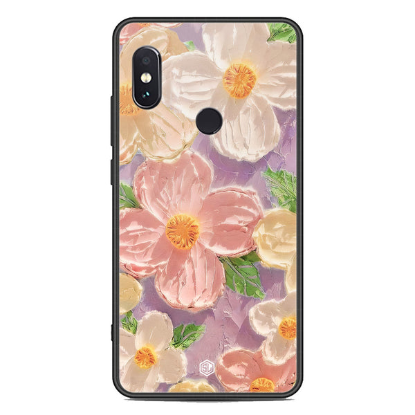 Floral Series Soft Phone Case - Premium Glass Case - Design 11 - Xiaomi Redmi Note 5 Pro