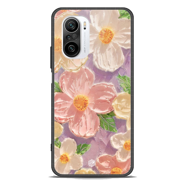 Floral Series Soft Phone Case - Premium Glass Case - Design 11 - Xiaomi Redmi K40 Pro