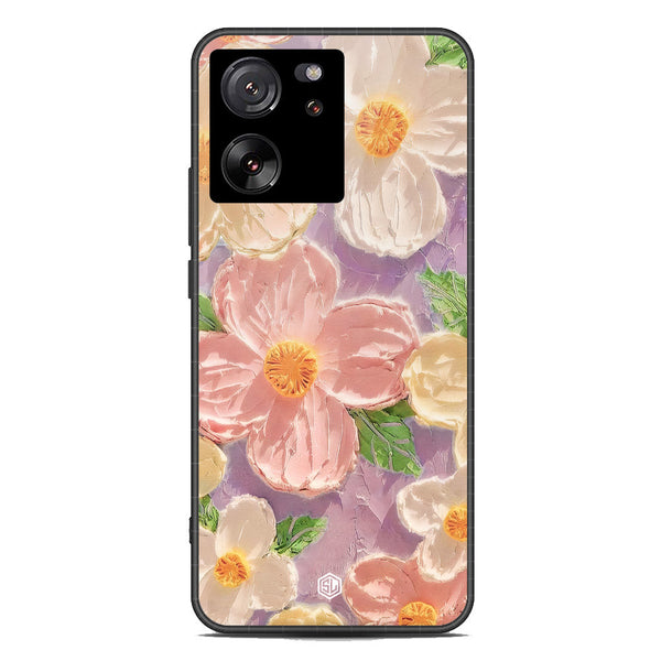 Floral Series Soft Phone Case - Premium Glass Case - Design 11 - Xiaomi 13T