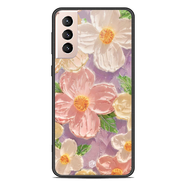 Floral Series Soft Phone Case - Premium Glass Case - Design 11 - Samsung Galaxy S22 Plus 5G