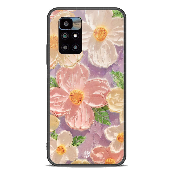 Floral Series Soft Phone Case - Premium Glass Case - Design 11 - Xiaomi Redmi 10 Prime