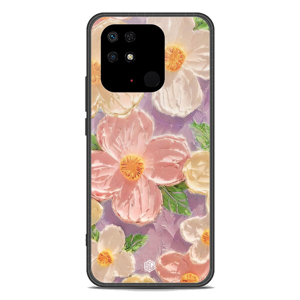 Floral Series Soft Phone Case - Premium Glass Case - Design 11 - Xiaomi Redmi 10C