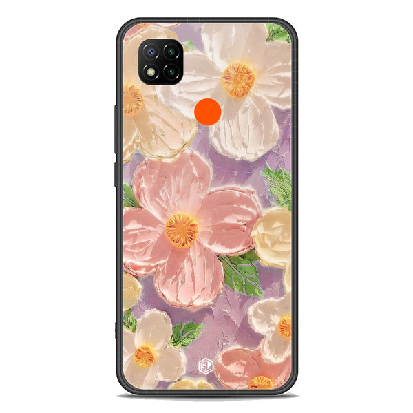 Floral Series Soft Phone Case - Premium Glass Case - Design 11 - Xiaomi Redmi 9C