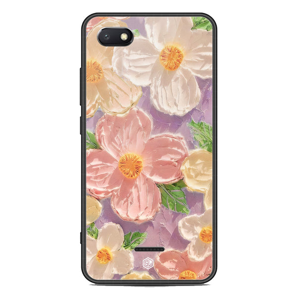 Floral Series Soft Phone Case - Premium Glass Case - Design 11 - Xiaomi Redmi 6A