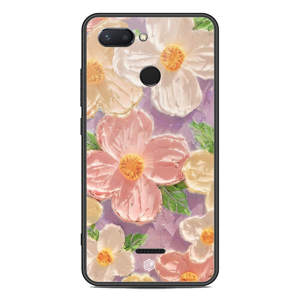 Floral Series Soft Phone Case - Premium Glass Case - Design 11 - Xiaomi Redmi 6