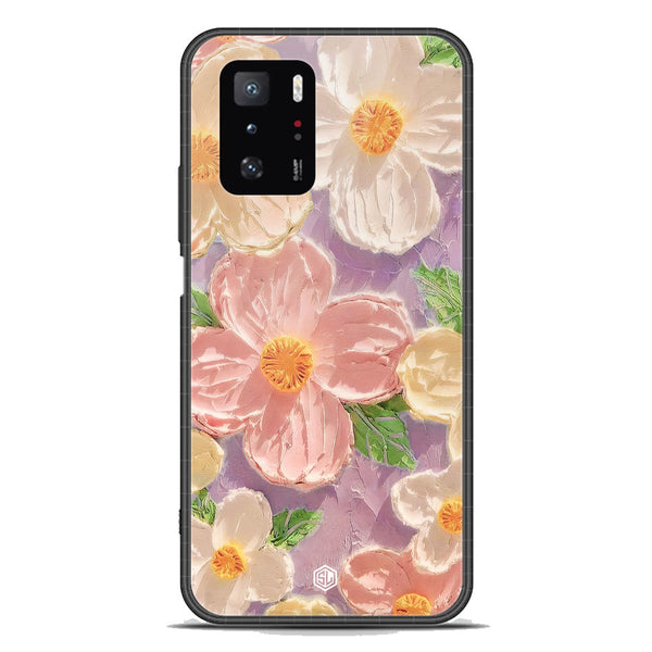 Floral Series Soft Phone Case - Premium Glass Case - Design 11 - Xiaomi Poco X3 GT