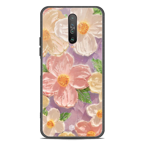 Floral Series Soft Phone Case - Premium Glass Case - Design 11 - Xiaomi Poco X2