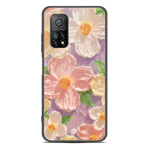 Floral Series Soft Phone Case - Premium Glass Case - Design 11 - Xiaomi Mi 10T Pro