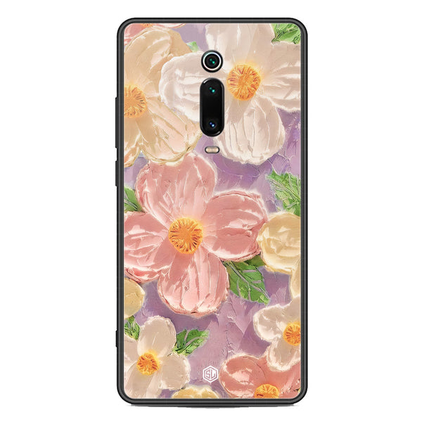 Floral Series Soft Phone Case - Premium Glass Case - Design 11 - Xiaomi Mi 9T Pro