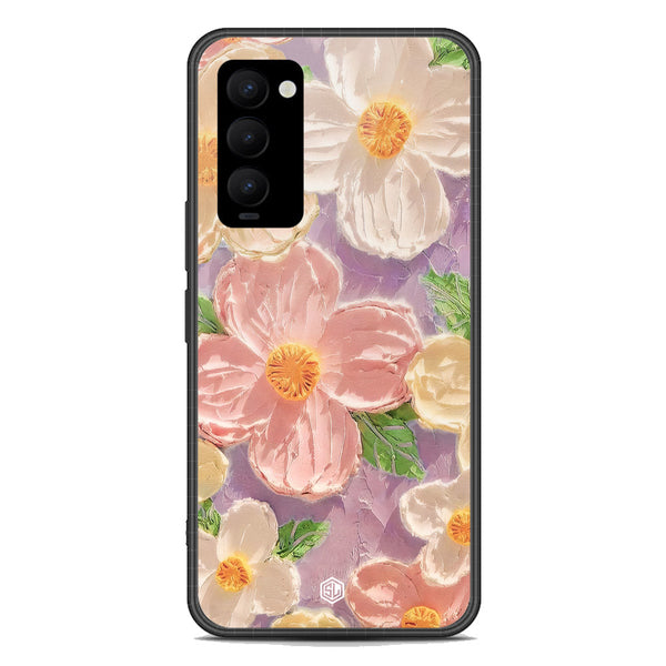 Floral Series Soft Phone Case - Premium Glass Case - Design 11 - Tecno Camon 18P